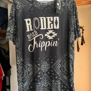 Crazy Train Black and Gray Graphic Tee